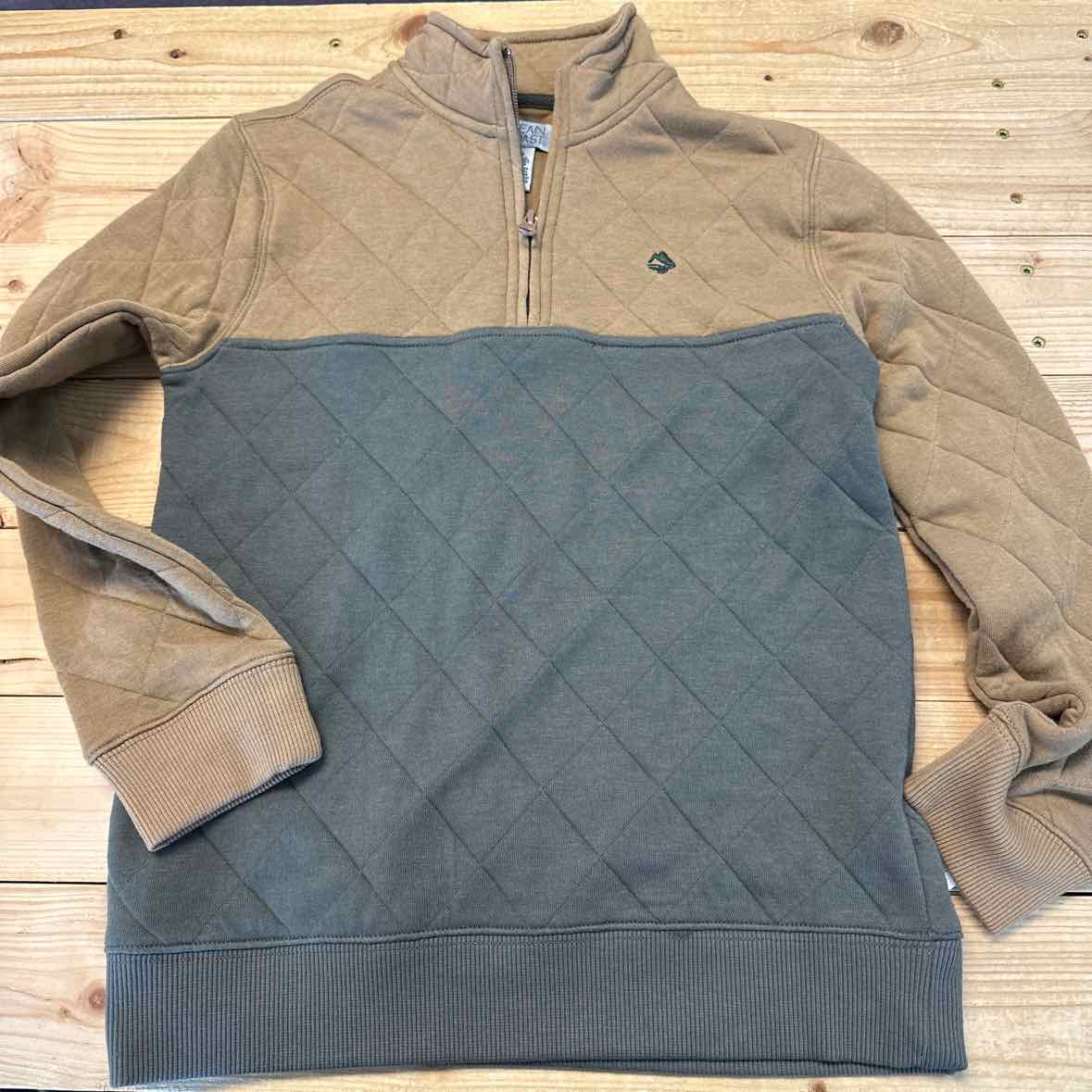 OCEAN COAST BROWN/OLIVE PULLOVER S