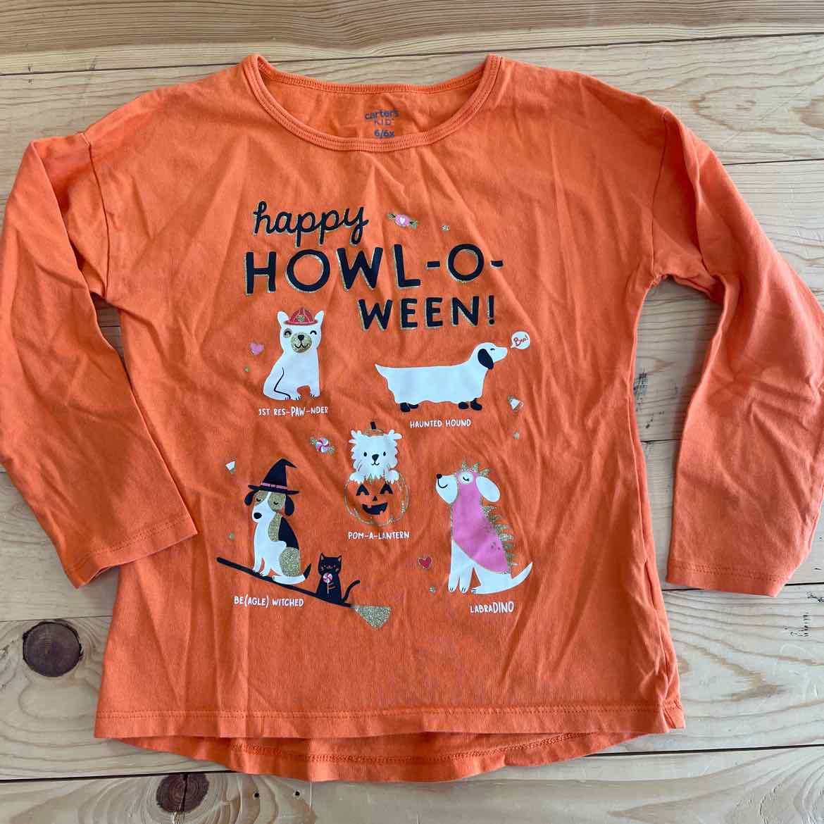 CARTERS HOWLOWEEN SHRIT 6