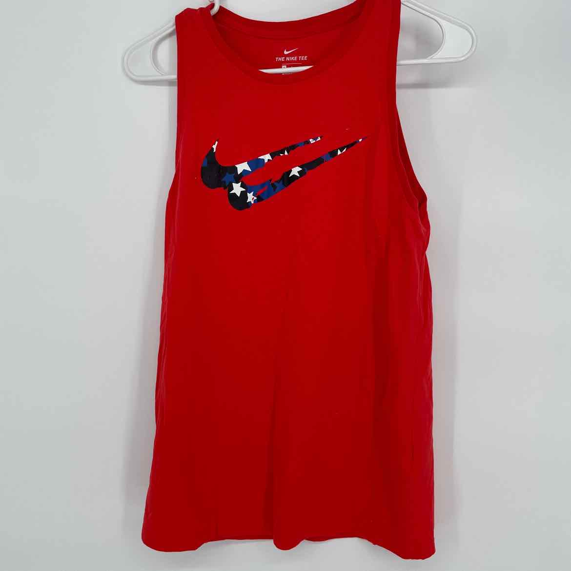 NIKE RED TANK S