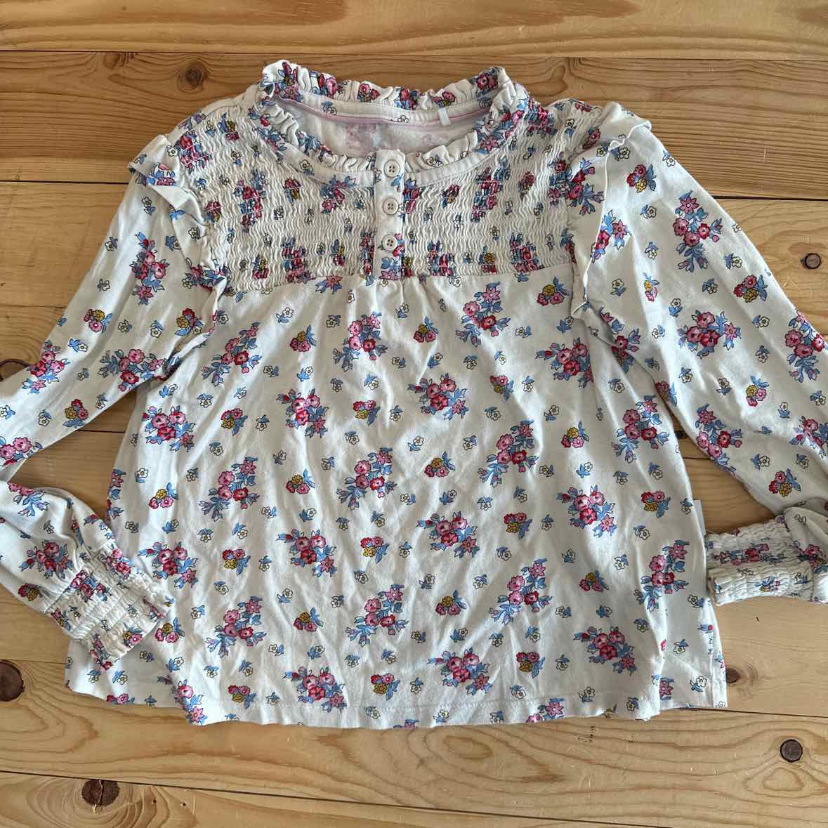 MINI BODEN FLORAL SHIRT 9-10
