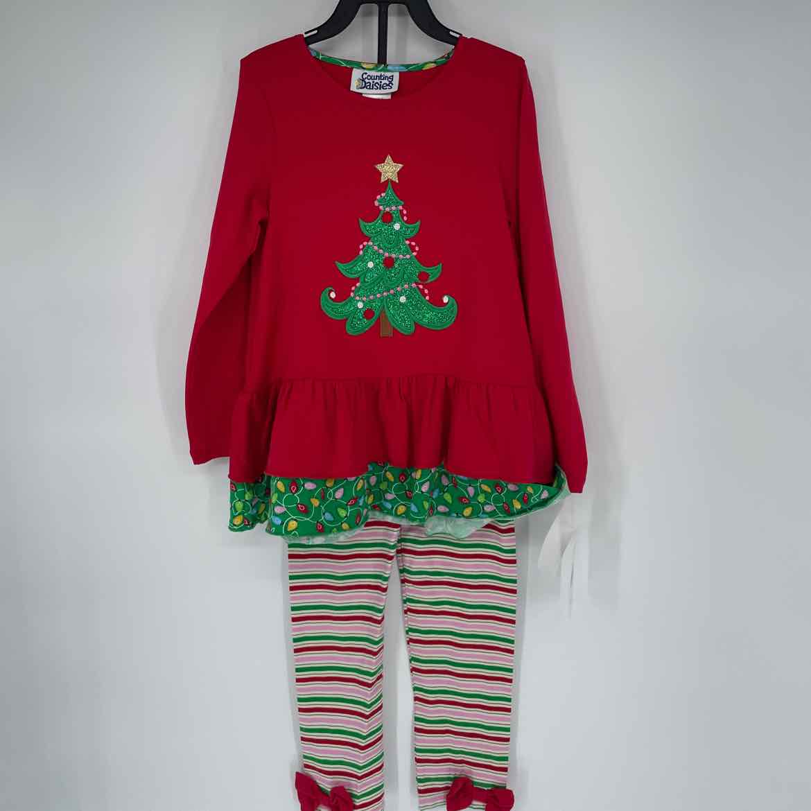MEW! COUNTING DAISIES CHRISTMAS OUTFIT 7-8