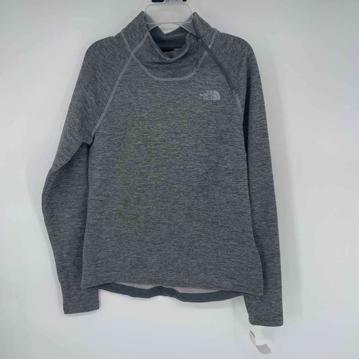 NORTH FACE GRAY PULLOVER S