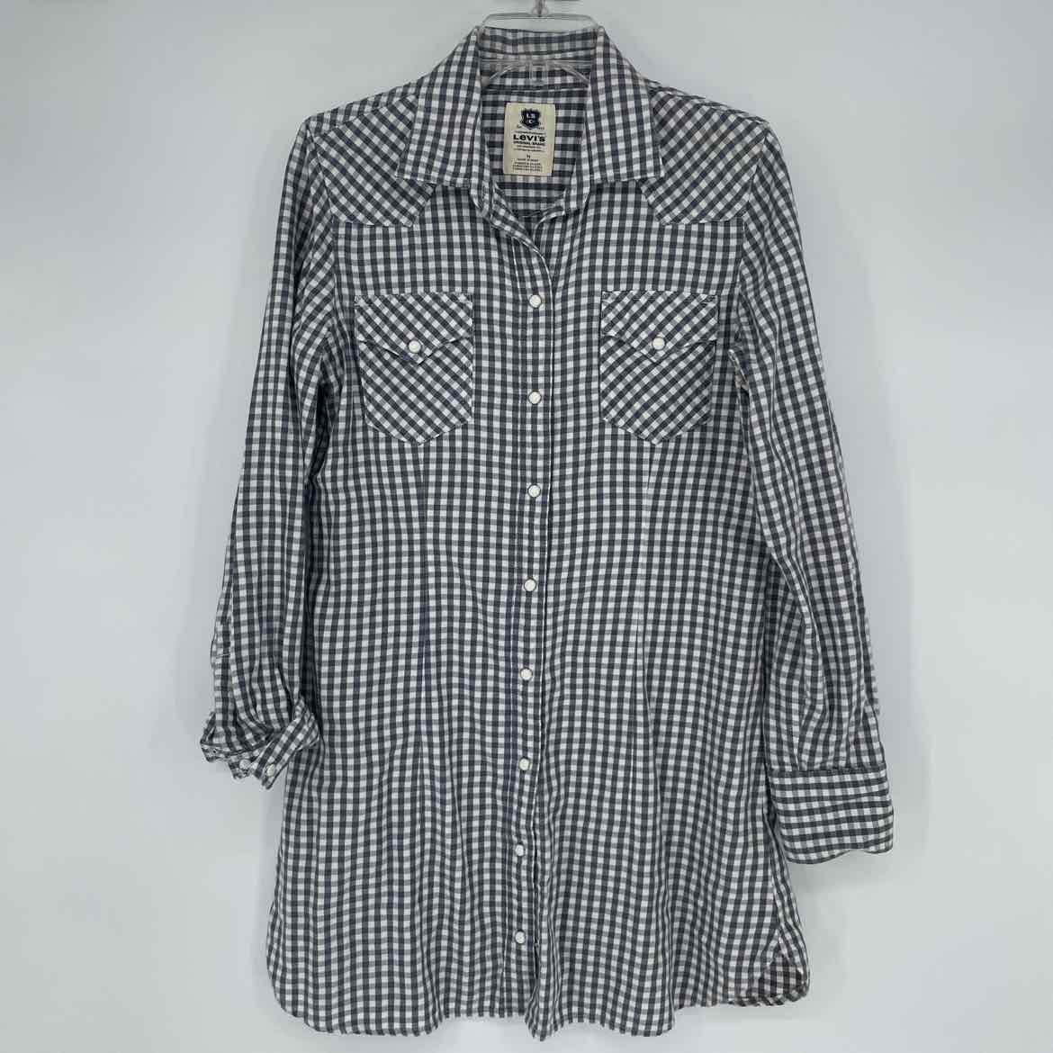 LEVI'S SNAP BUTTON DRESS M