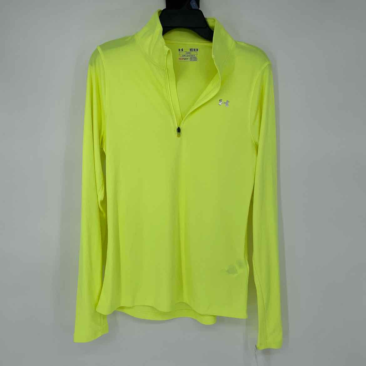 NEW! UNDER ARMOUR YELLOW PULLOVER M