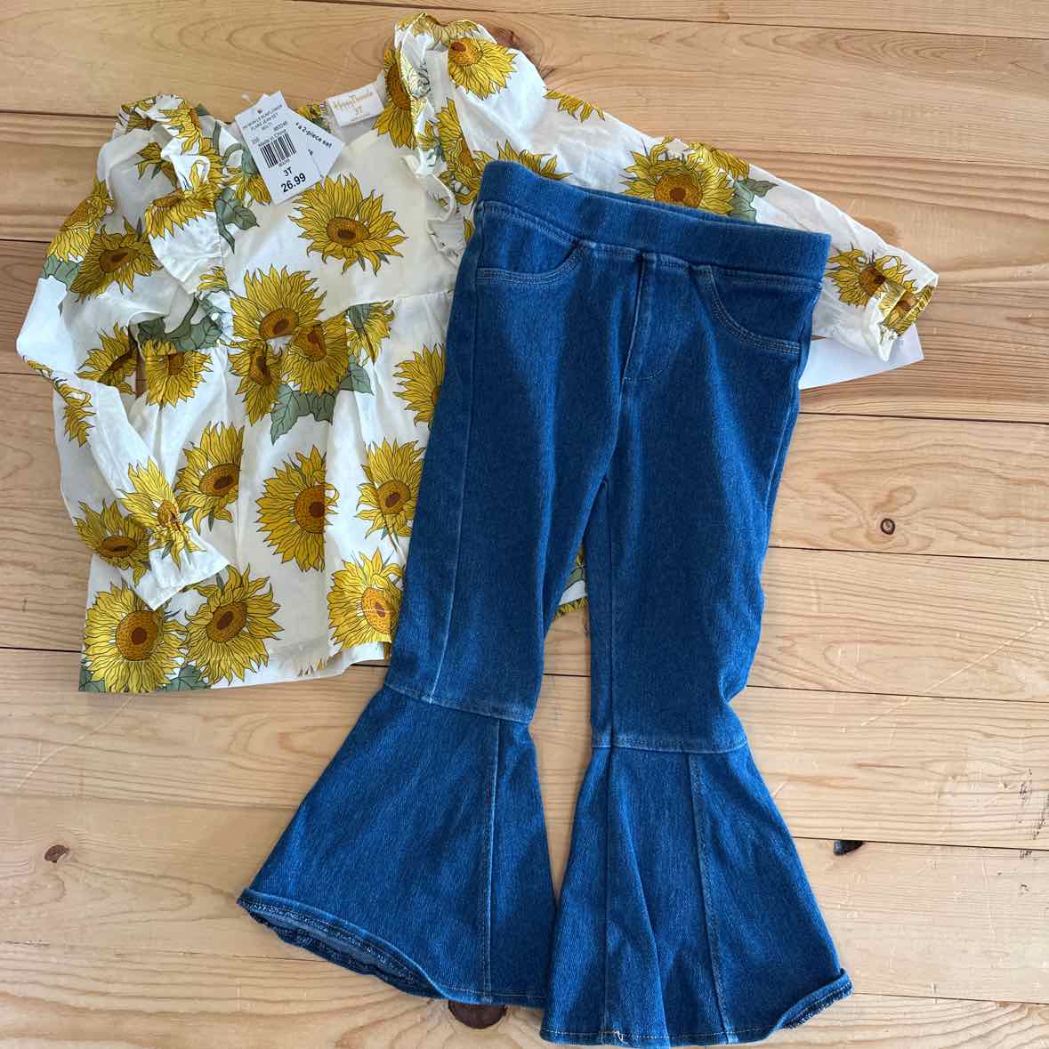 NEW! SUNFLOWER OUTFIT 3T