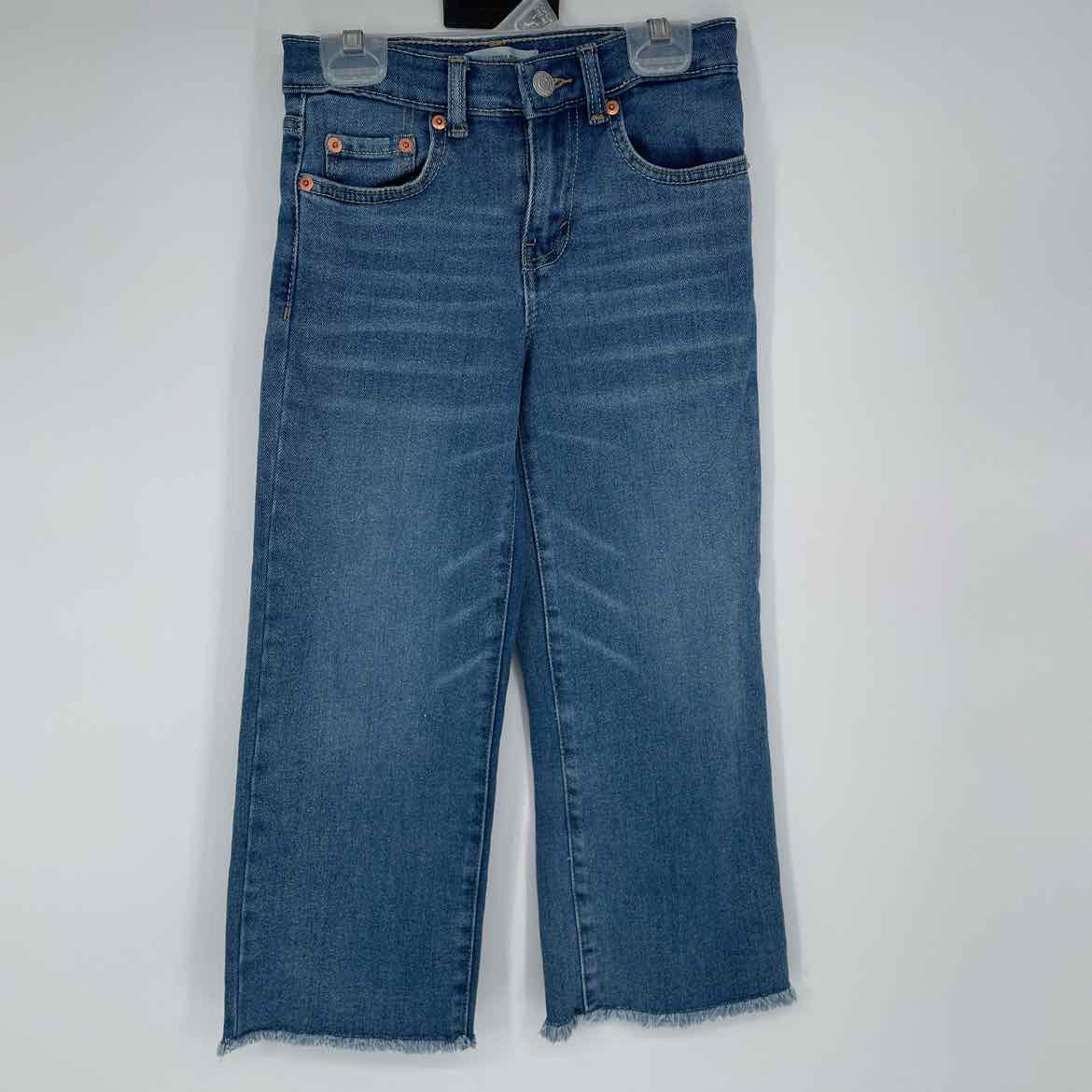 LEVIS CROPPED WIDE LEG JEANS 10
