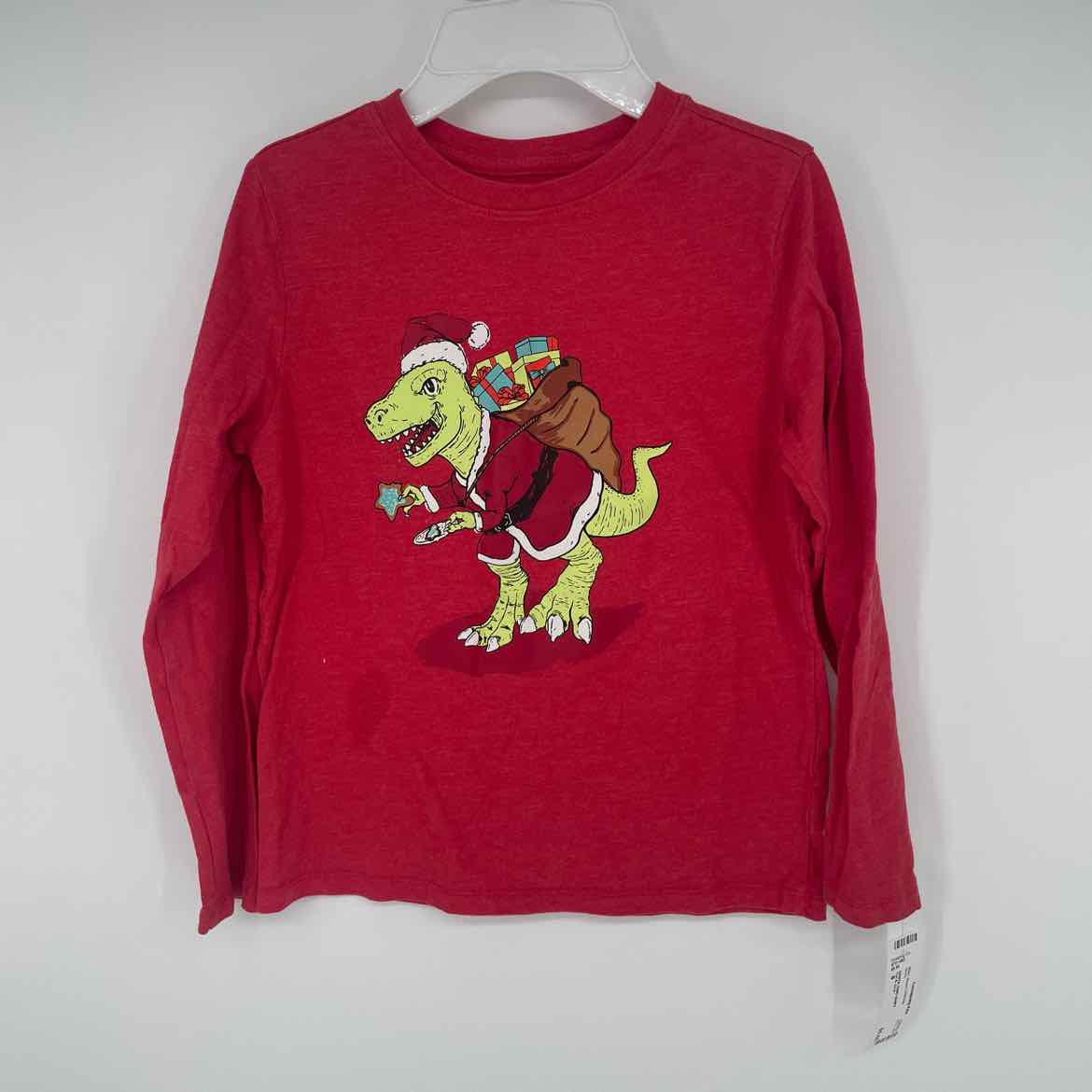 CAT & JACK SANTA DINO SHIRT 8