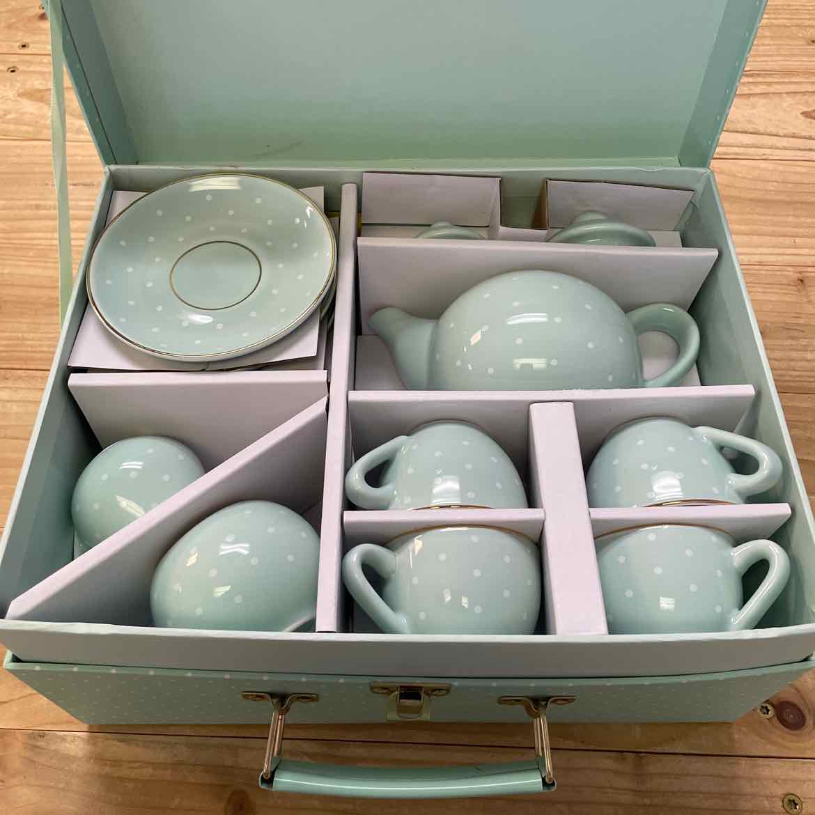 NEW! JEWELKEEPER PORCELAIN TEA SET