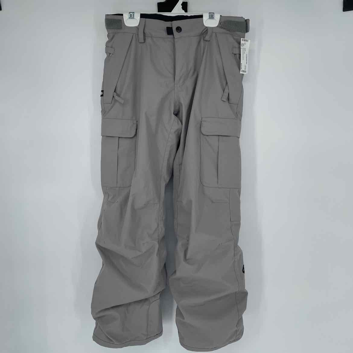 GREY SNOW PANTS L