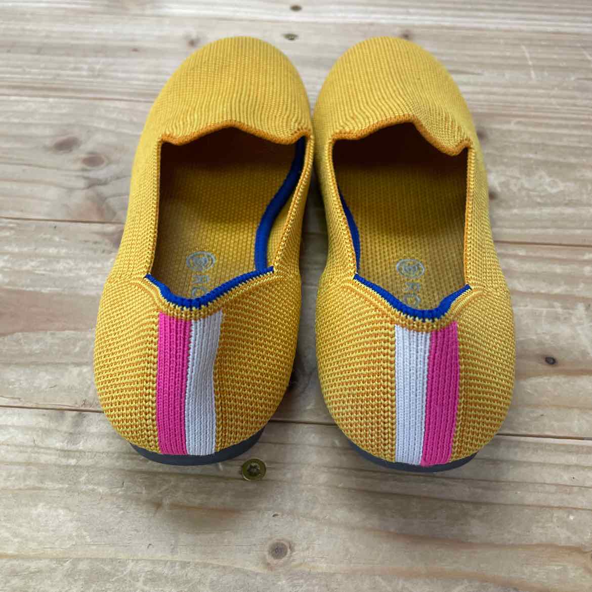 ROTHYS MUSTARD SLIP ON SHOES 2