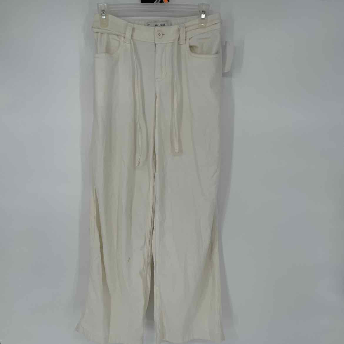 HOLLISTER CREAM PANTS XS