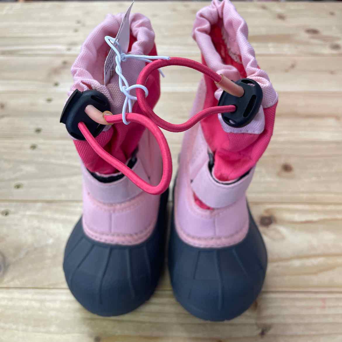 COLUMBIA PINK SNOW BOOTS 4 LITTLE GIRLS