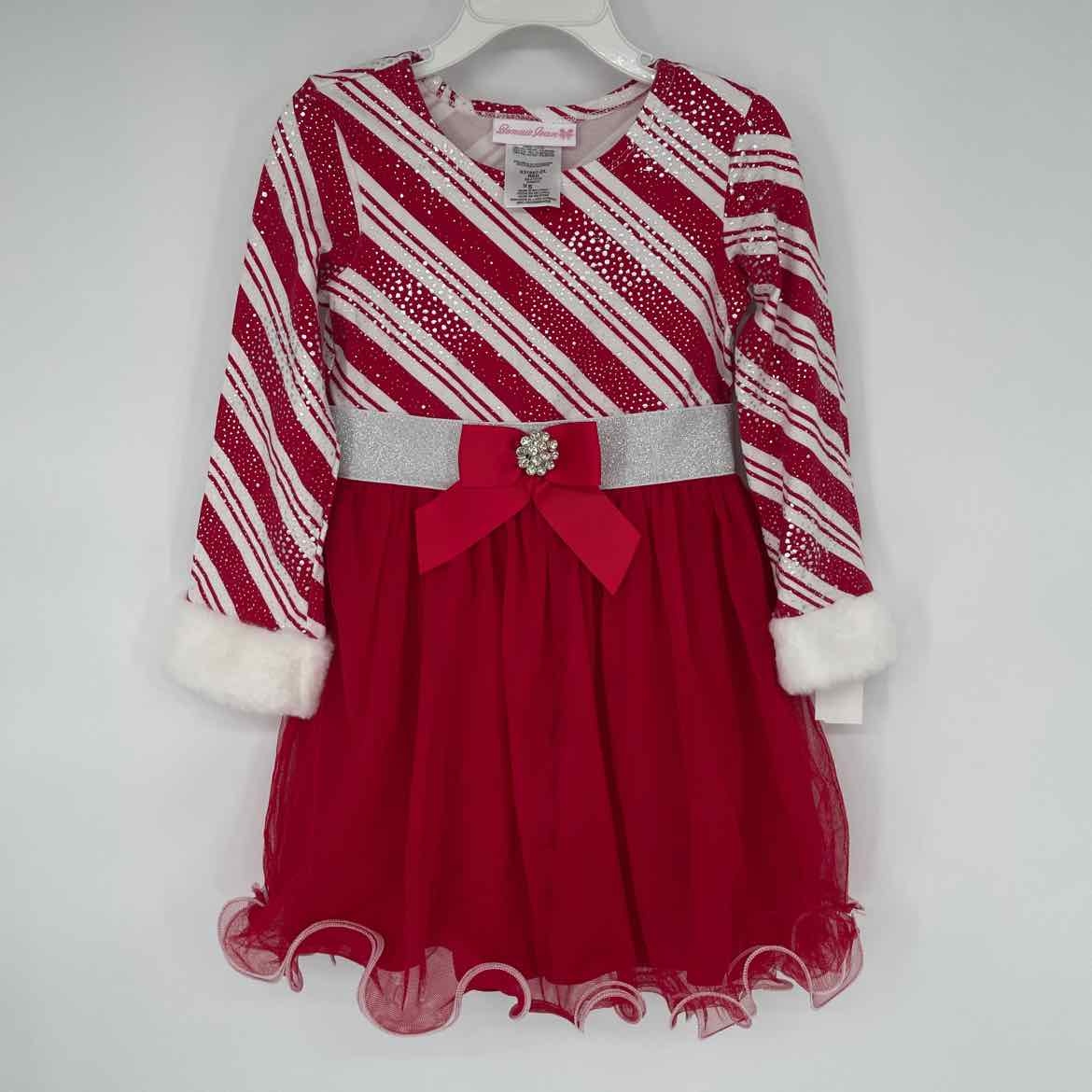 BONNIE JEAN RED/WHITE DRESS 5