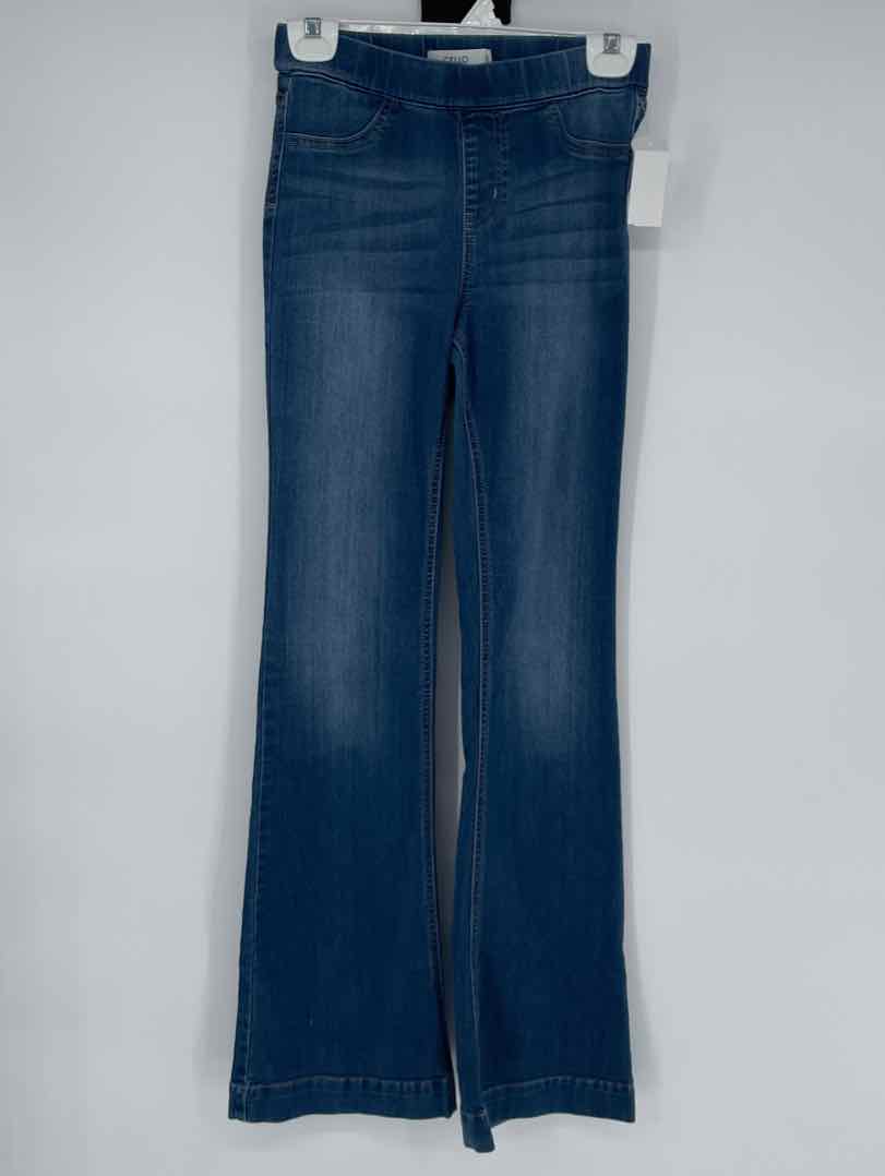 CELLO PULL ON FLARED JEANS M