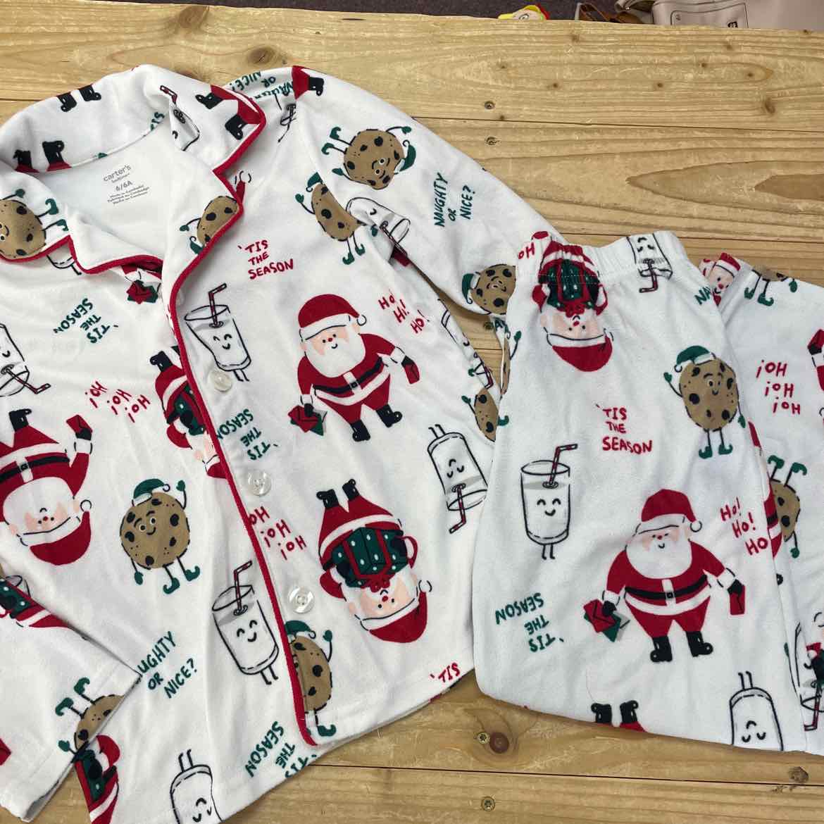 CARTERS CHRISTMAS PAJAMAS BOYS 6