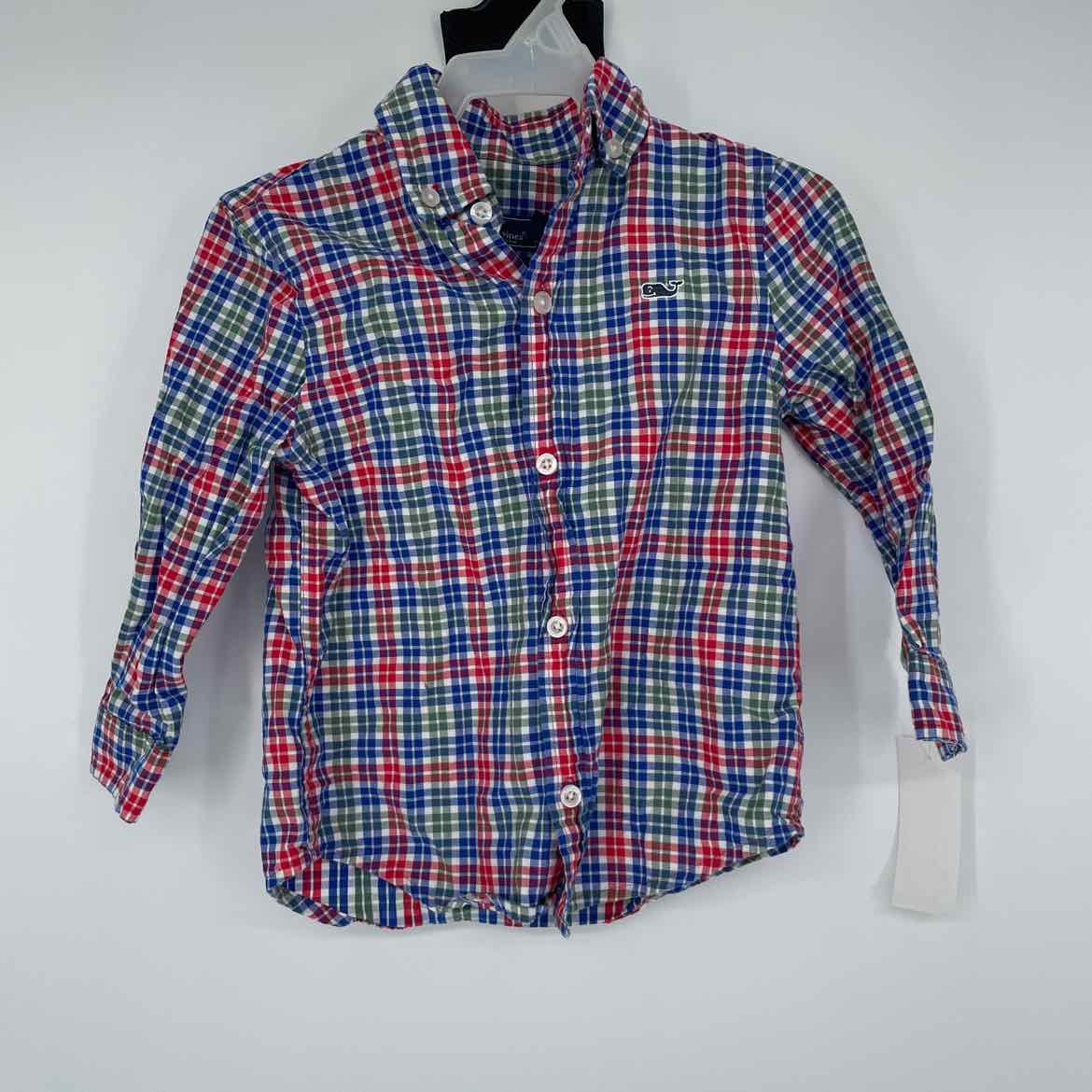 VINEYARD VINES PLAID SHIRT 2T