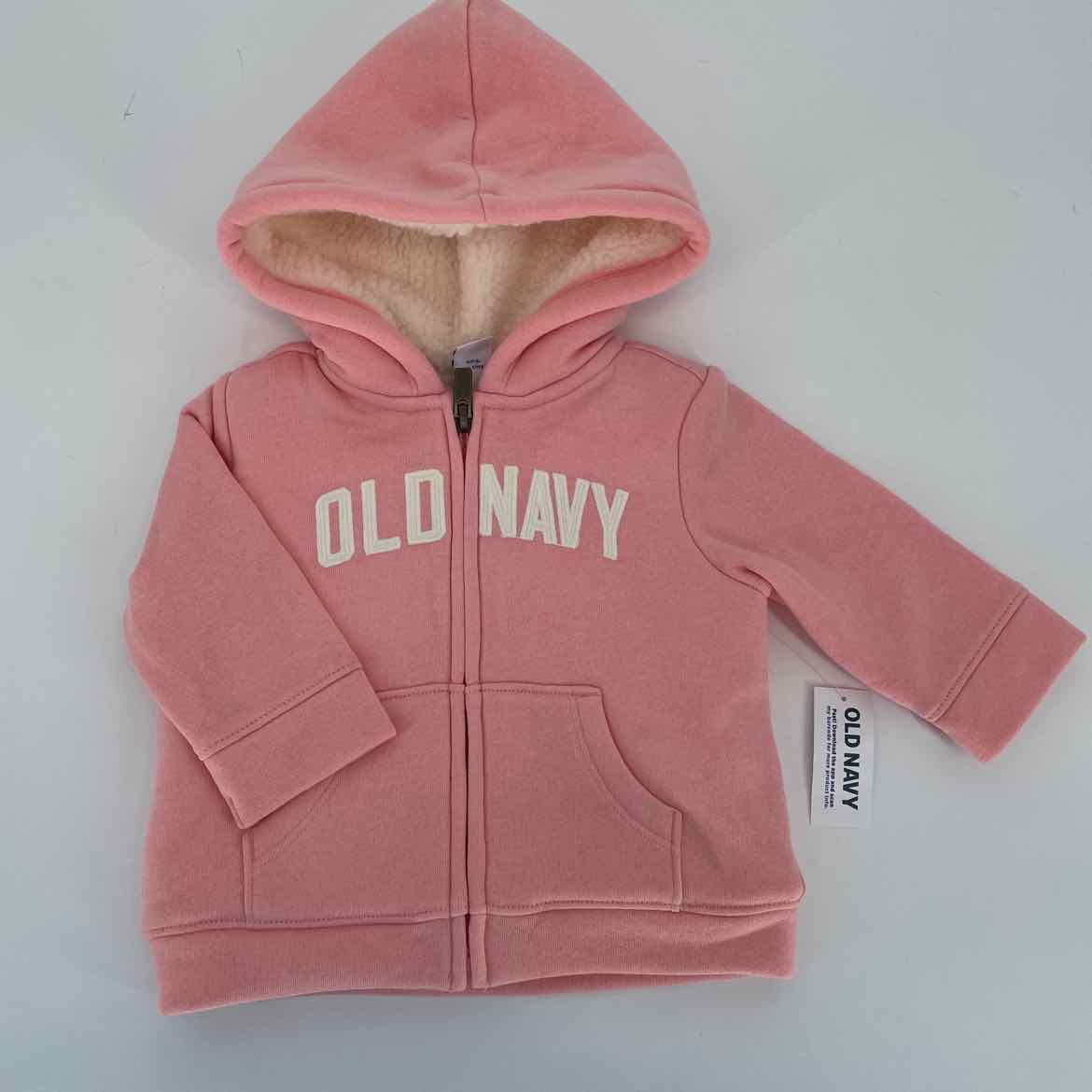 NEW! OLD NAVY SHERPA LINED COAT 3-6 MOS