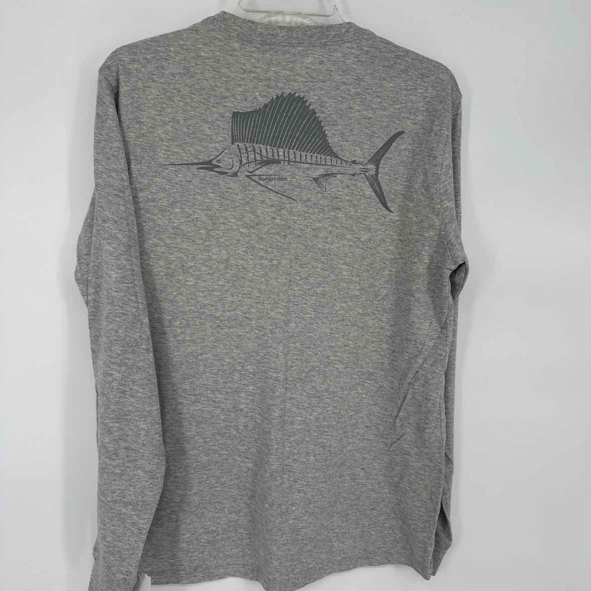 VINEYARD VINES FISH SHIRT S