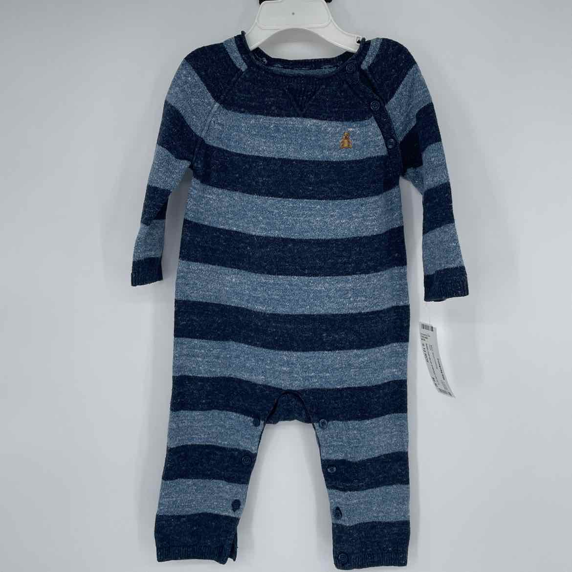 BABY GAP BLUE STRIPED 1PC 6-12 MOS