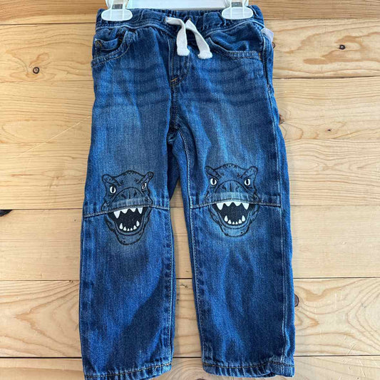 GAP DINO JEANS 2T