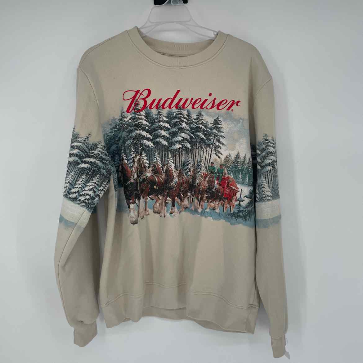 BUDWEISER SWEAT SHIRT M WOMENS