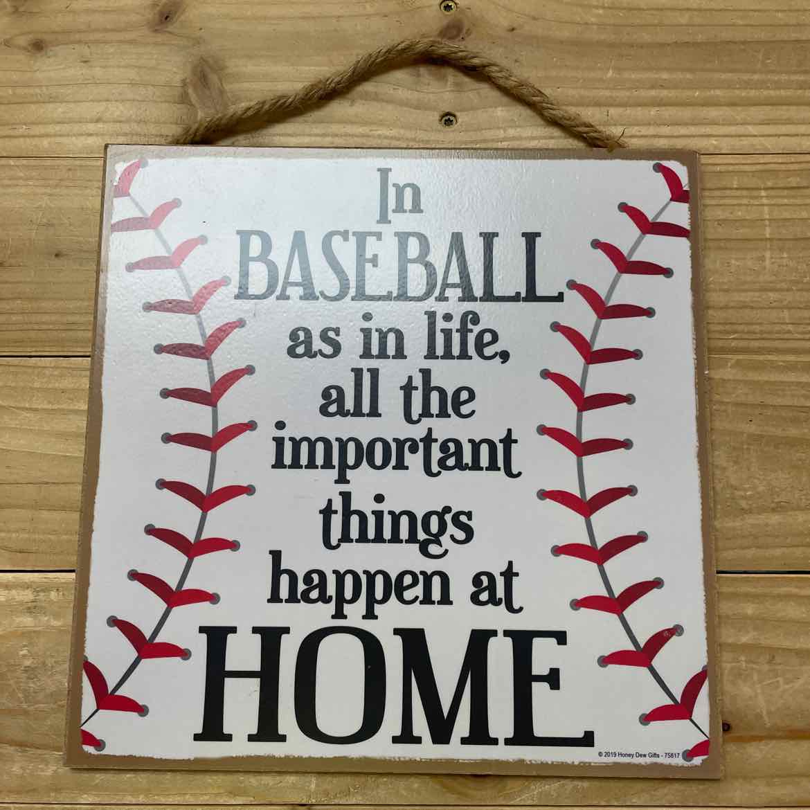 BASEBALL SIGN