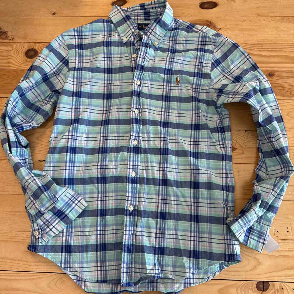 RALPH LAUREN PLAID SHIRT L