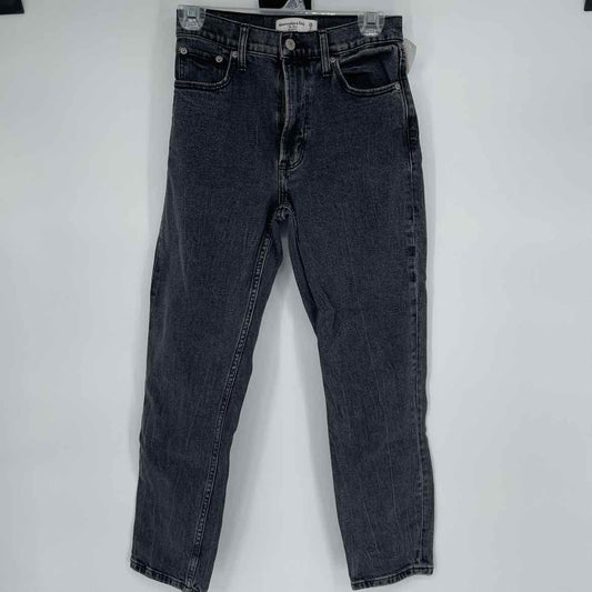 ABERCROMBIE MOM HIGH RISE JEANS 0