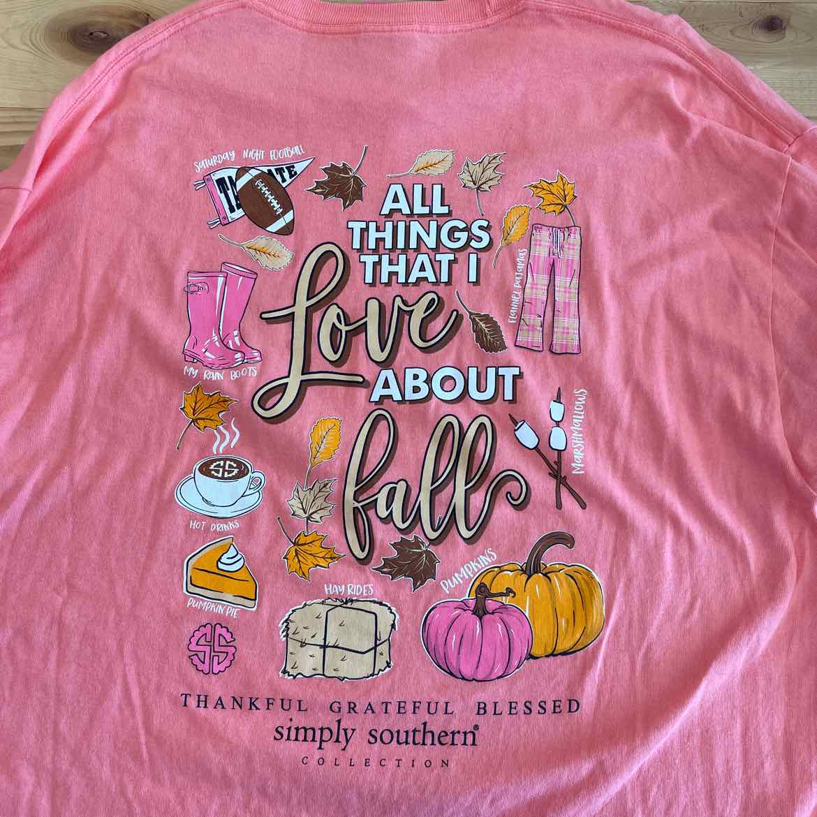 SIMPLY SOUTHERN FALL SHIRT XXL