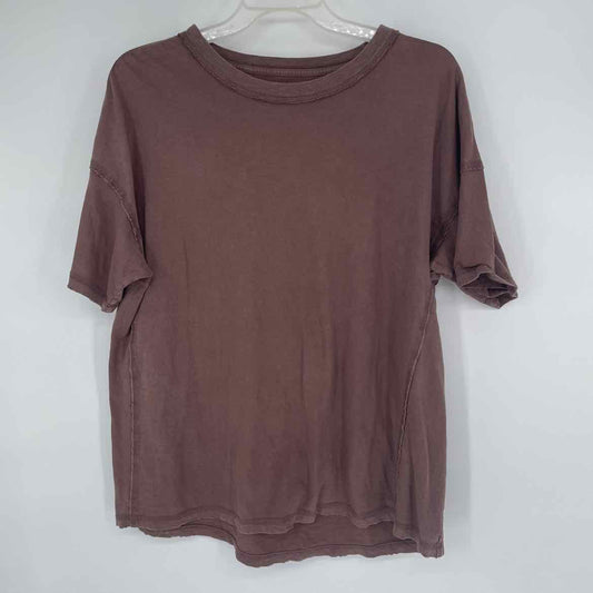 AERIE BROWN T SHIRT M