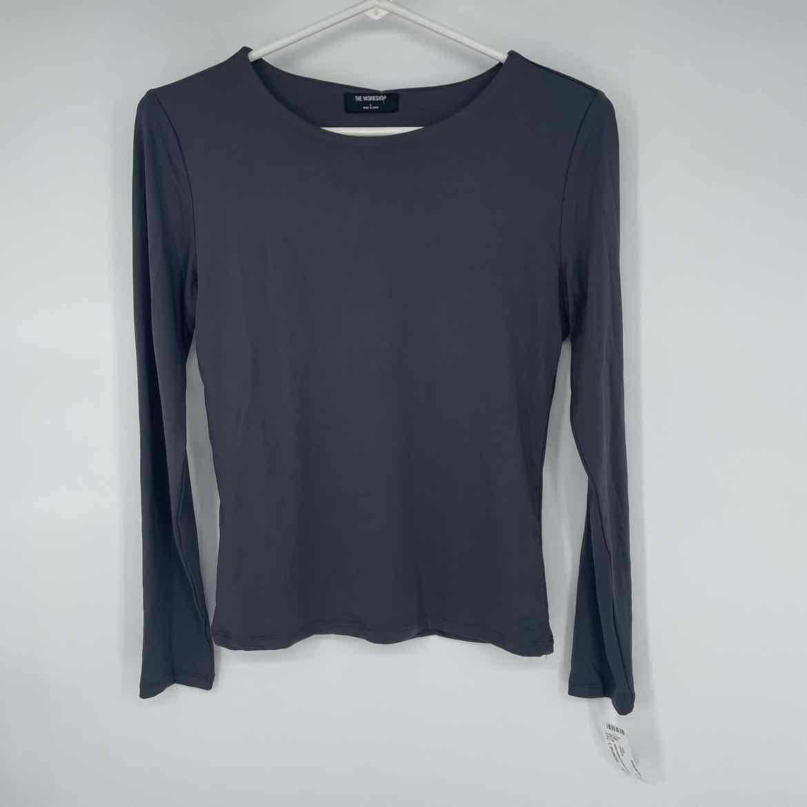 NEW! WORKSHOP GRAY SHIRT L