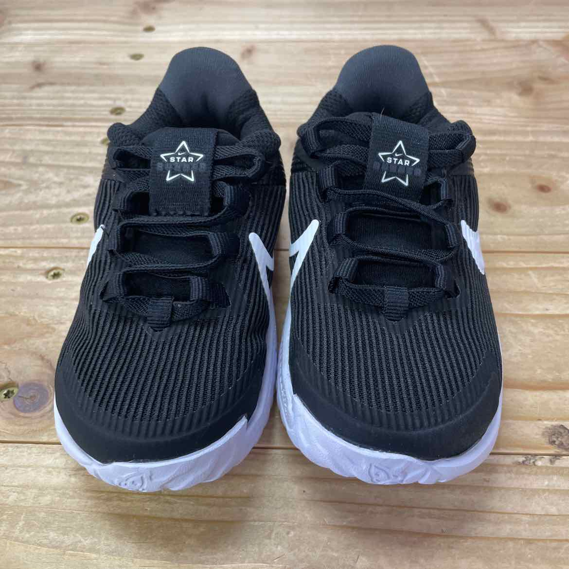 NIKE BLACK TENNIS SHOES 6 INFANT