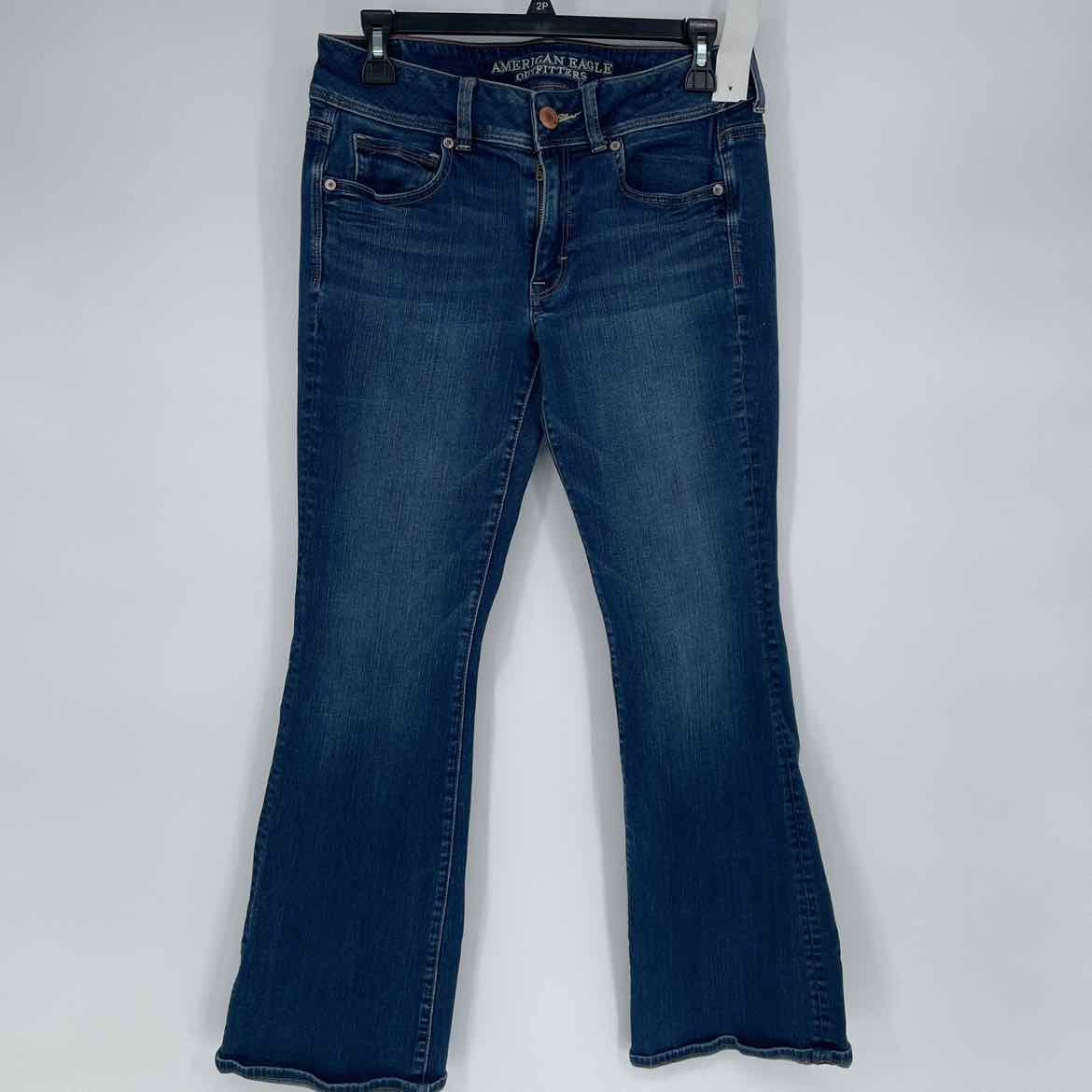 AMERICAN EAGLE KICK BOOTS JEANS 8 SHORT