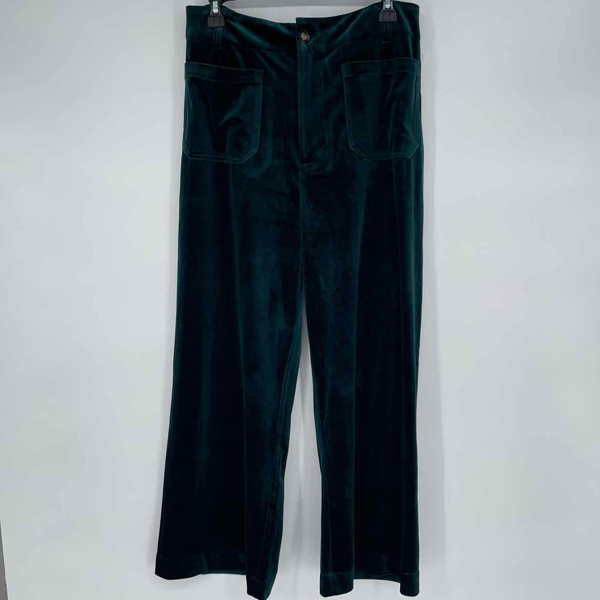 ANOTHER LOVE GREEN VELVET PANTS 12
