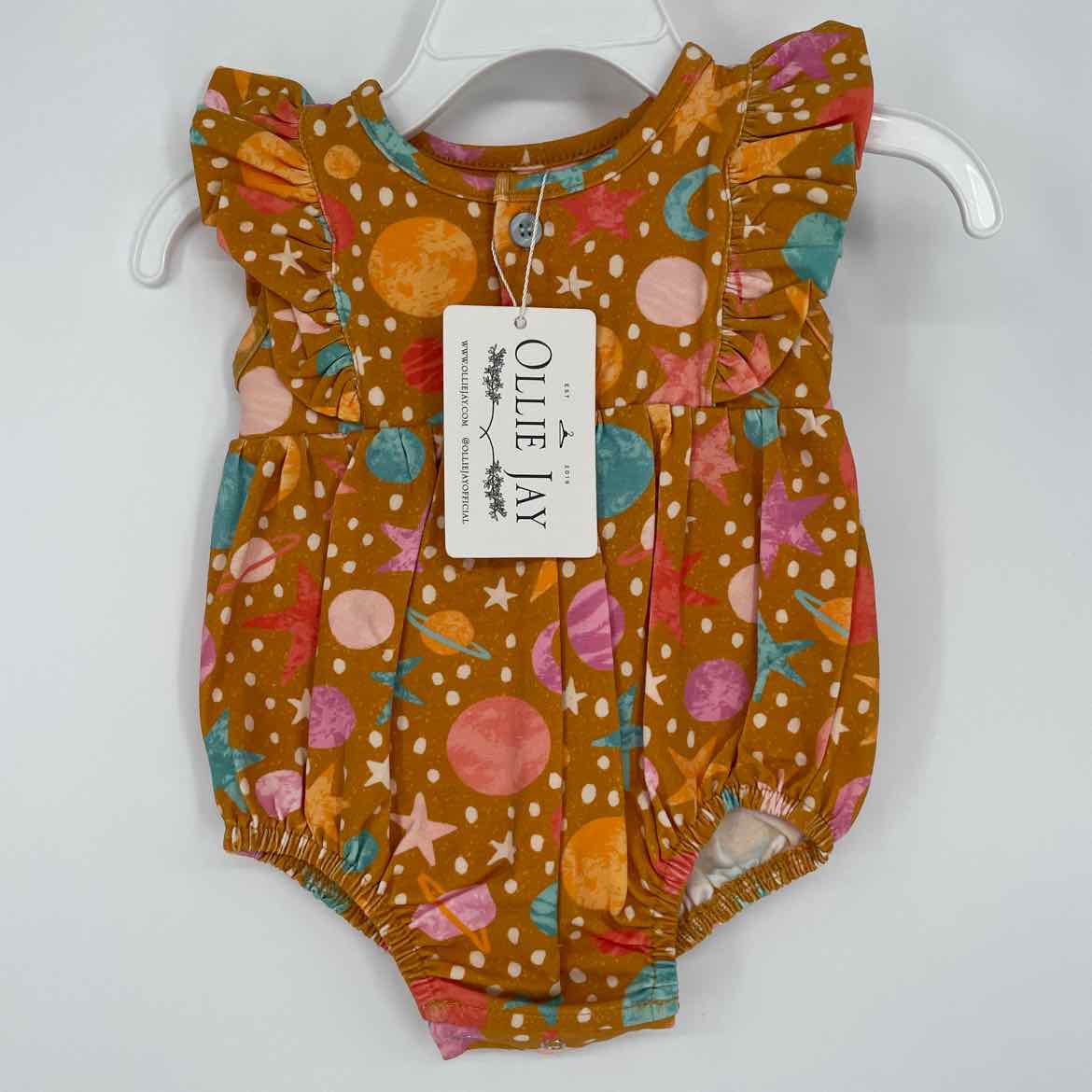 NEW! OLLIE JAY BUBBLE 3-6 MOS