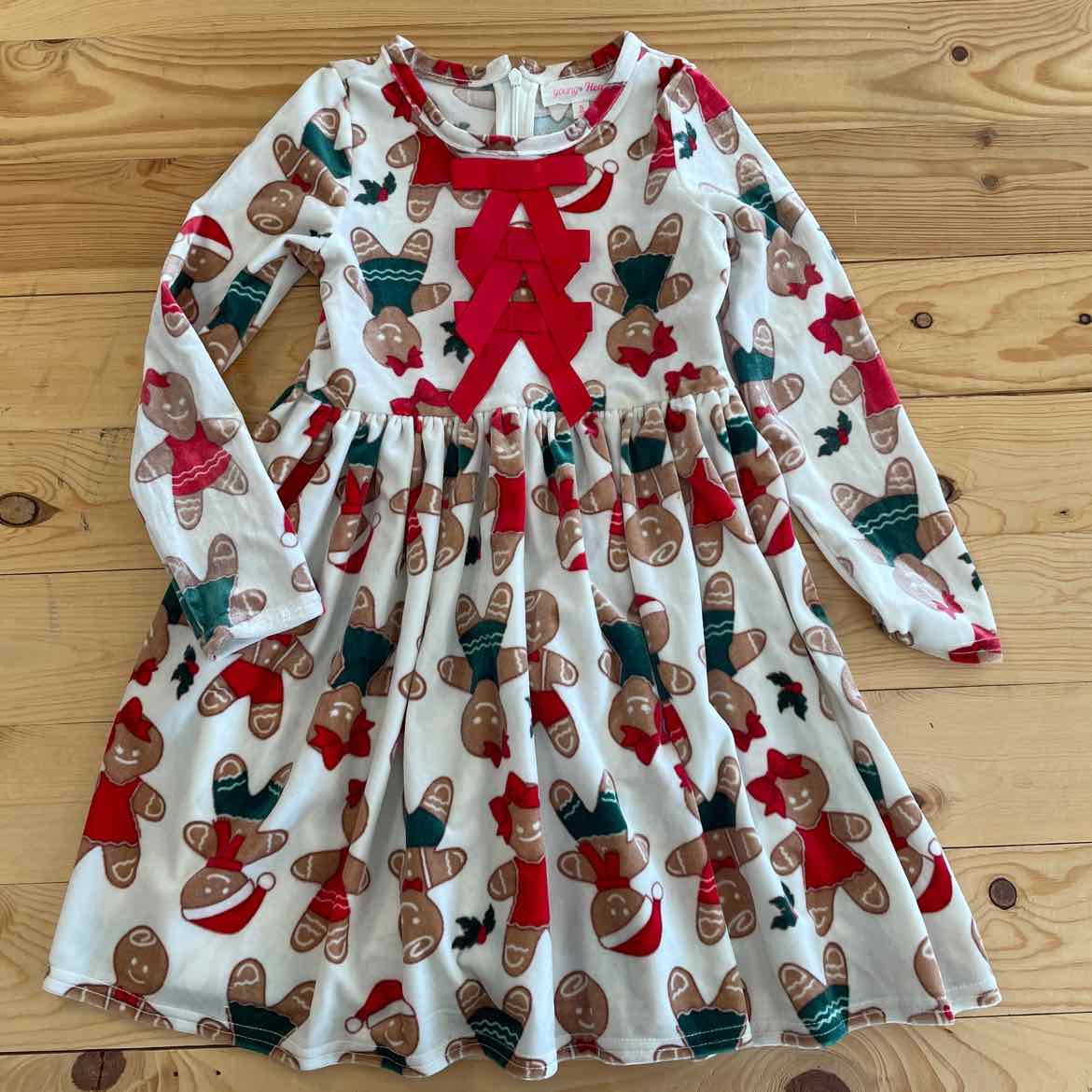 GINGERBREAD VELVET DRESS 5