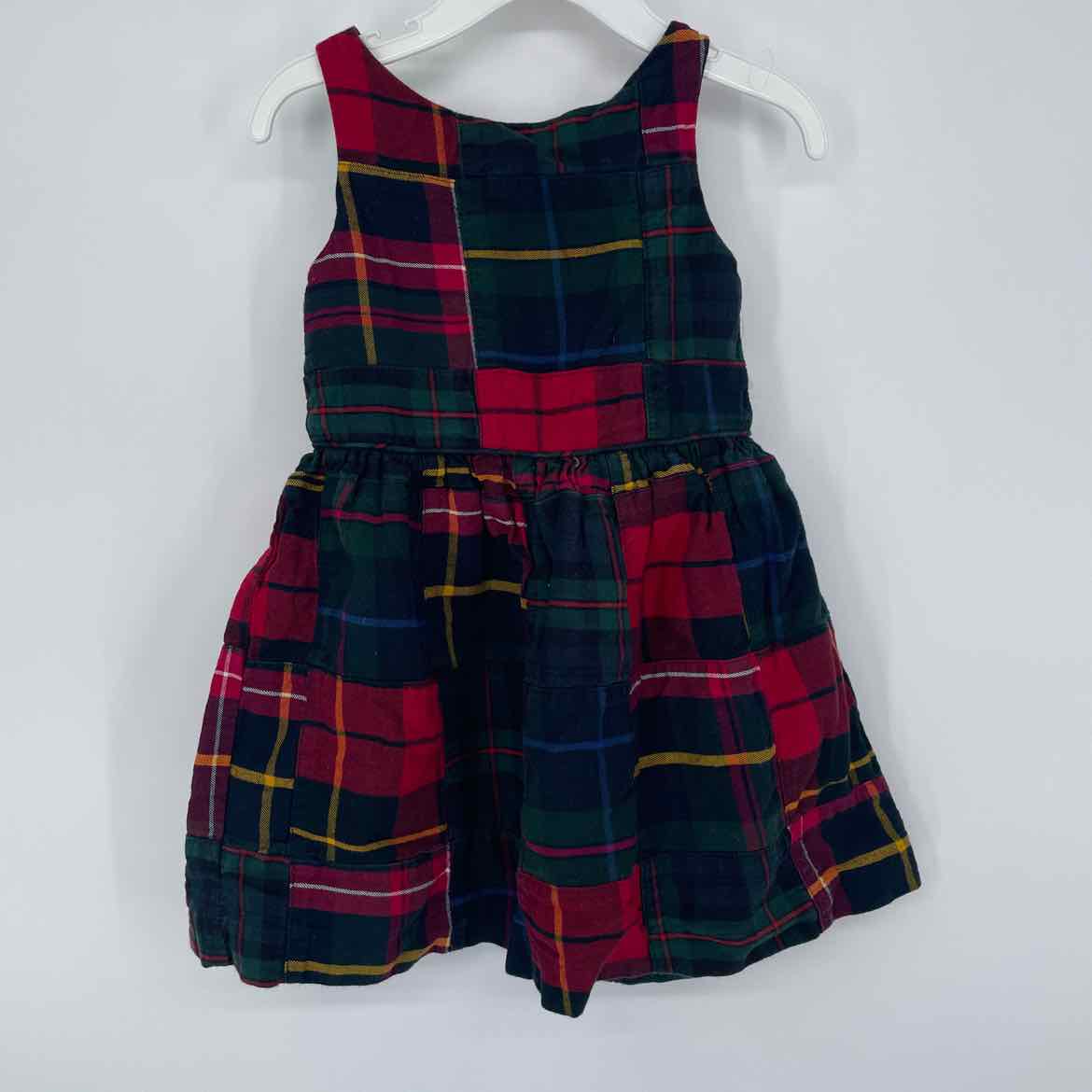 RALPH LAUREN PLAID DRESS 18 MOS
