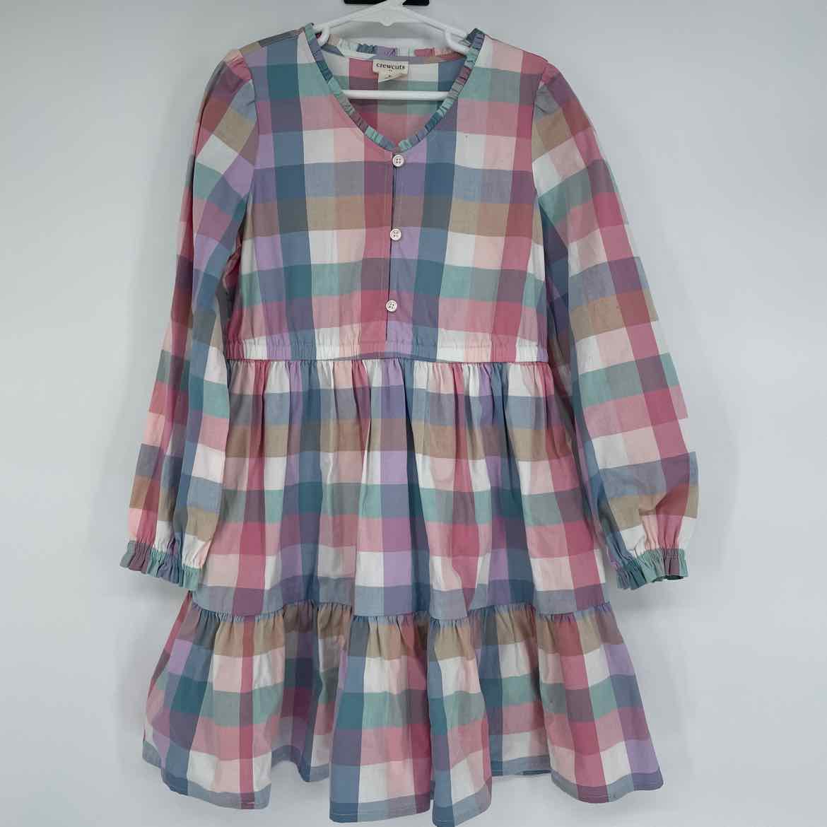 CREWCUTS PLAID DRESS 8