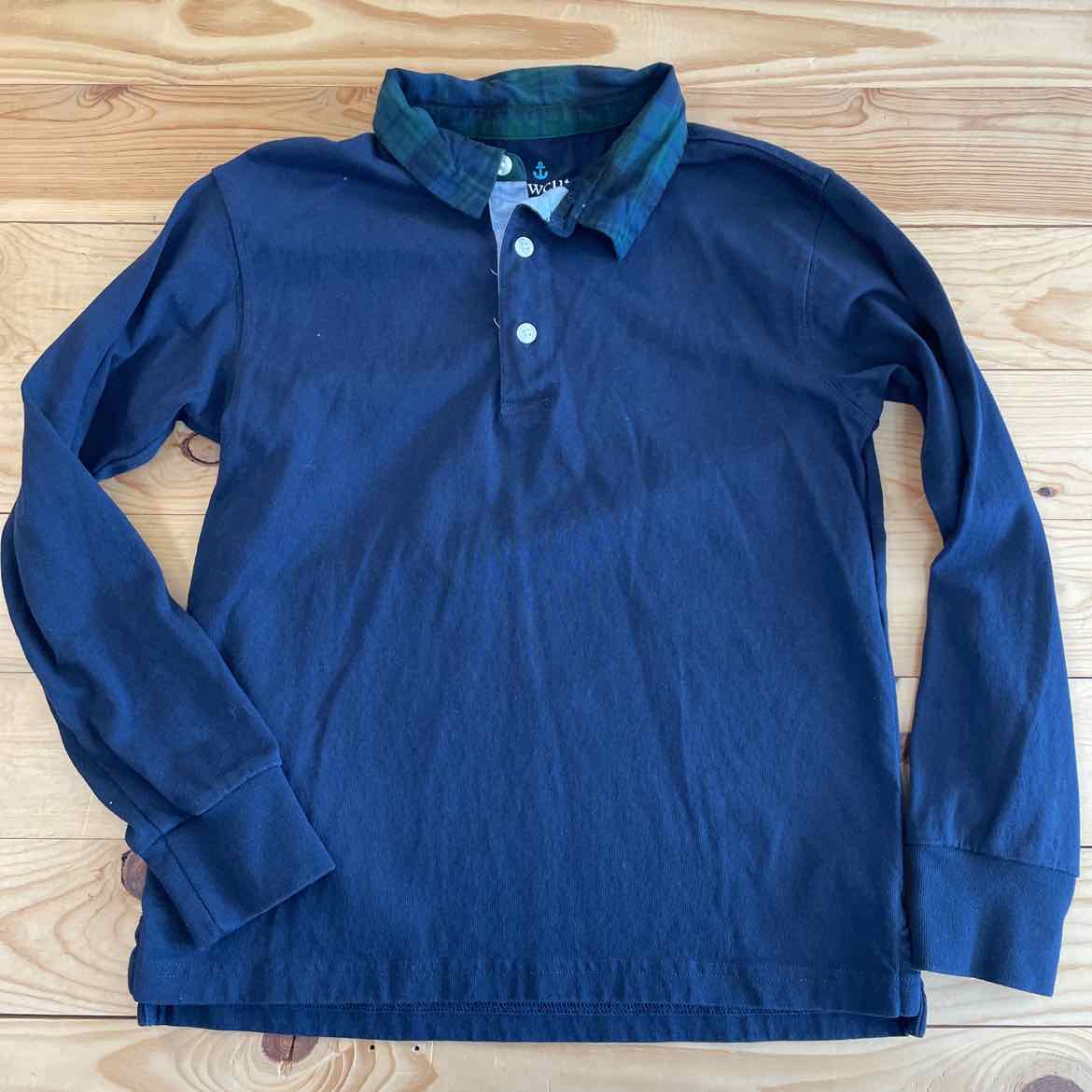 CREW CUTS NAVY SHIRT 8-9