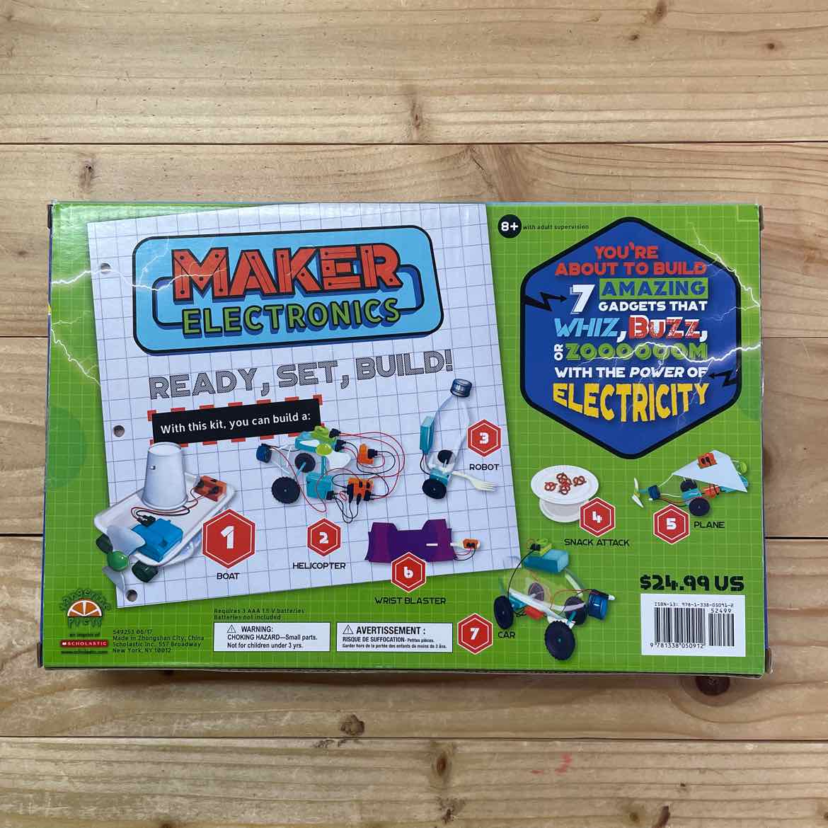 NEW! SCHOLASTIC MAKER ELECTRONICS KIT