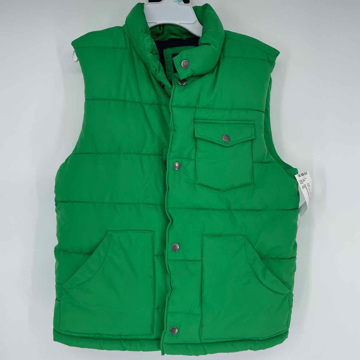 GAP GREEN PUFFER VEST XL