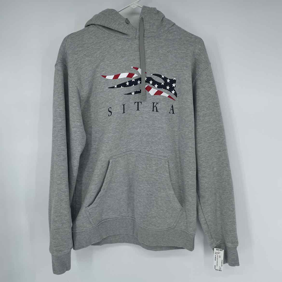 SITKA GRAY HOODIE MENS M
