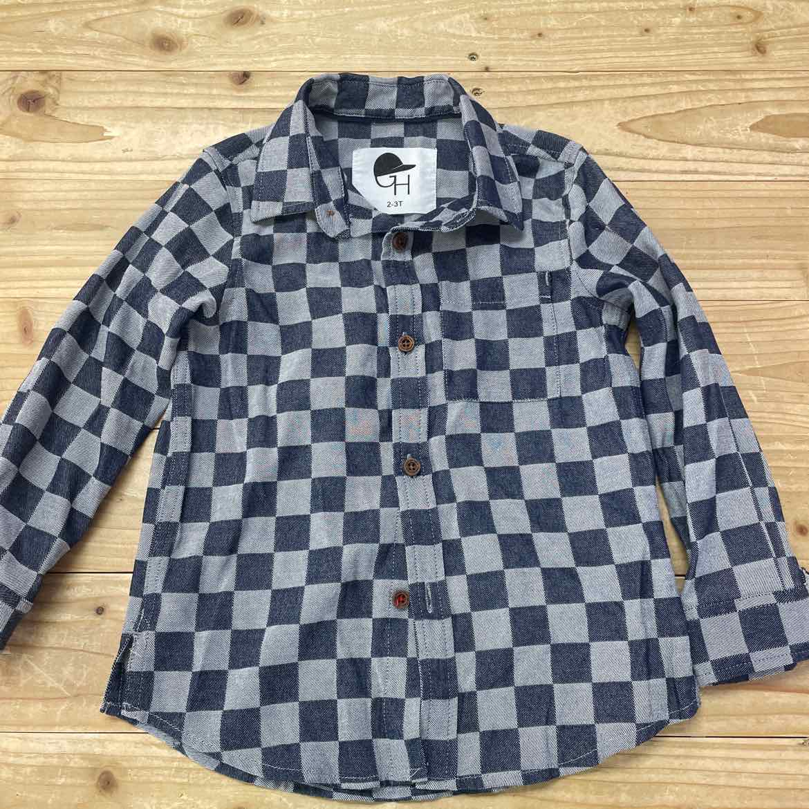 GEORGE HATS BLUE/GREY SHIRT 2-3T