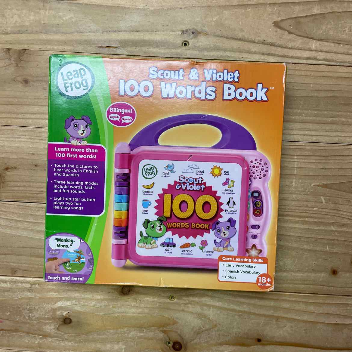 NEW! LEAPFROG 100 WORDS BOOK