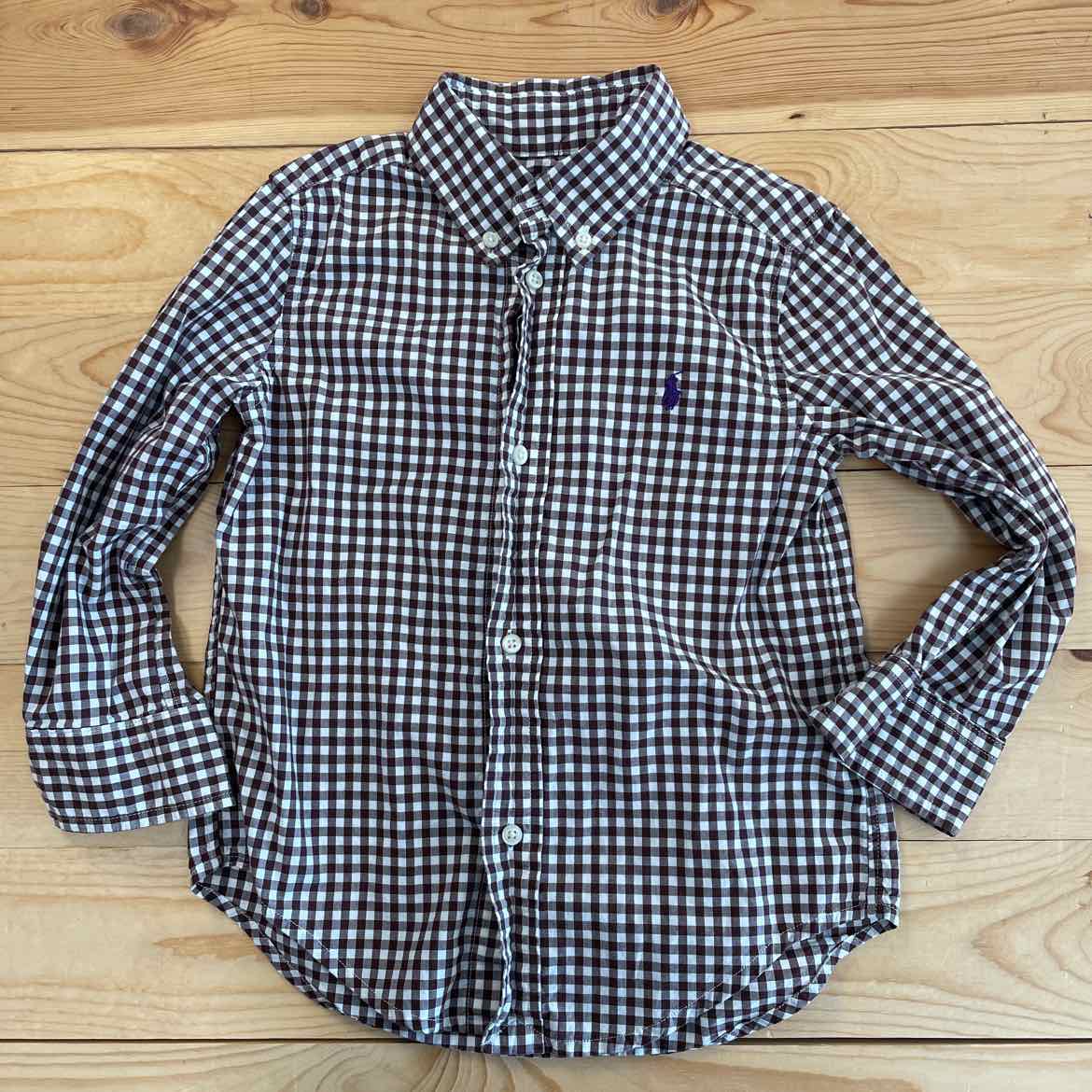RALPH LAUREN GINGHAM SHIRT 3T