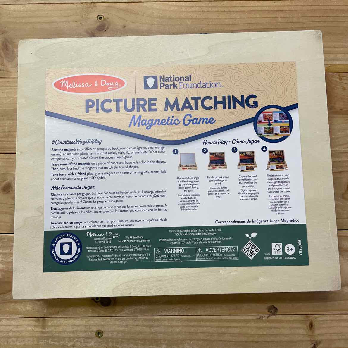 MELISSA DOUG NATIONAL PARK MAGNETIC GAME
