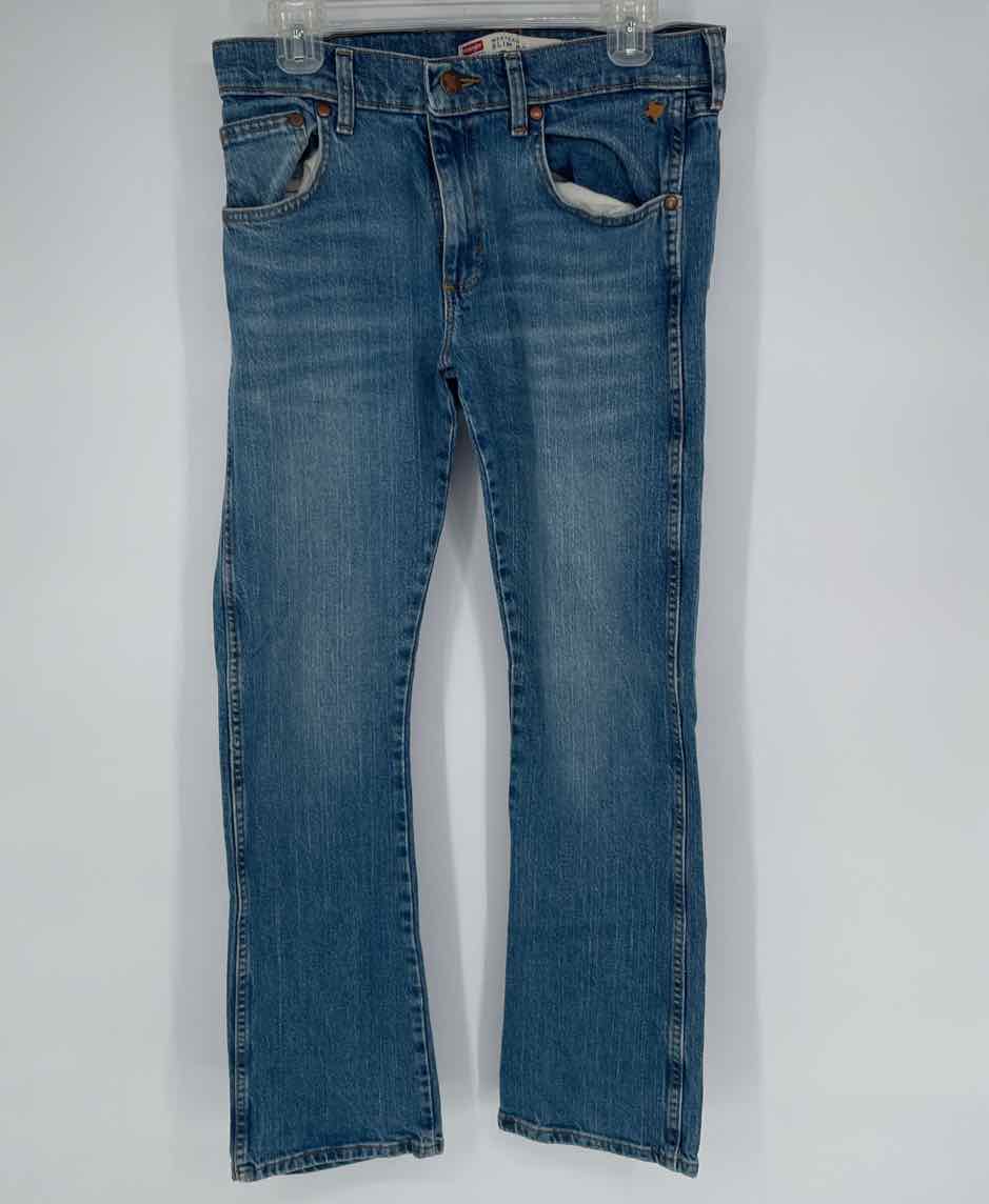 WRANLGER ROOTED SLIM BOOT JEANS 30X32