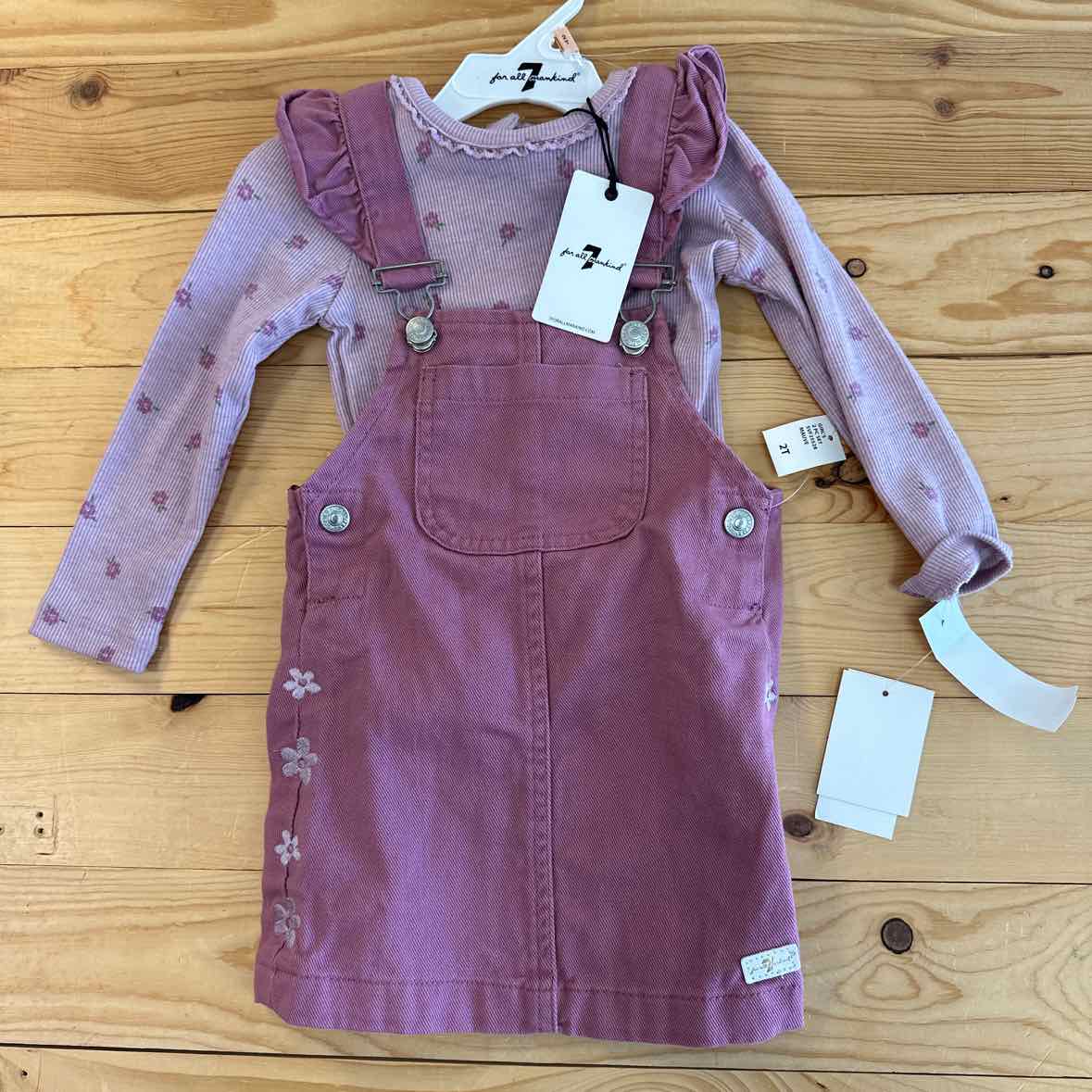 NEW! 7 FOR ALL MANKIND OUTFIT 2T
