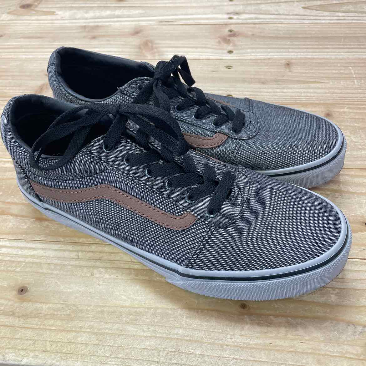 VANS GRAY/BROWN SHOES 6