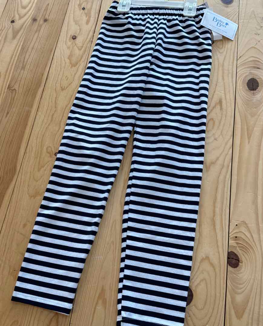 NEW! BAILEY BOYS NAVY/WHITE LEGGINGS 8